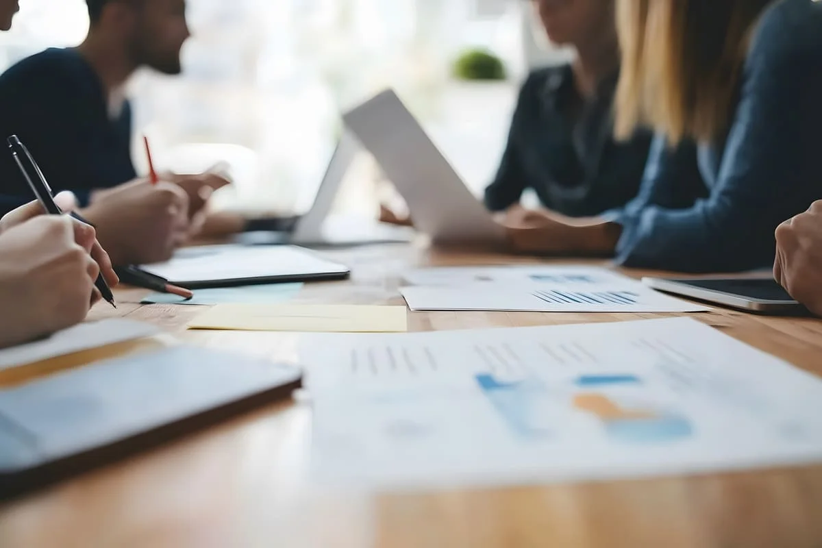 Equipo directivo revisando prioridades estratégicas antes del segundo semestre empresarial